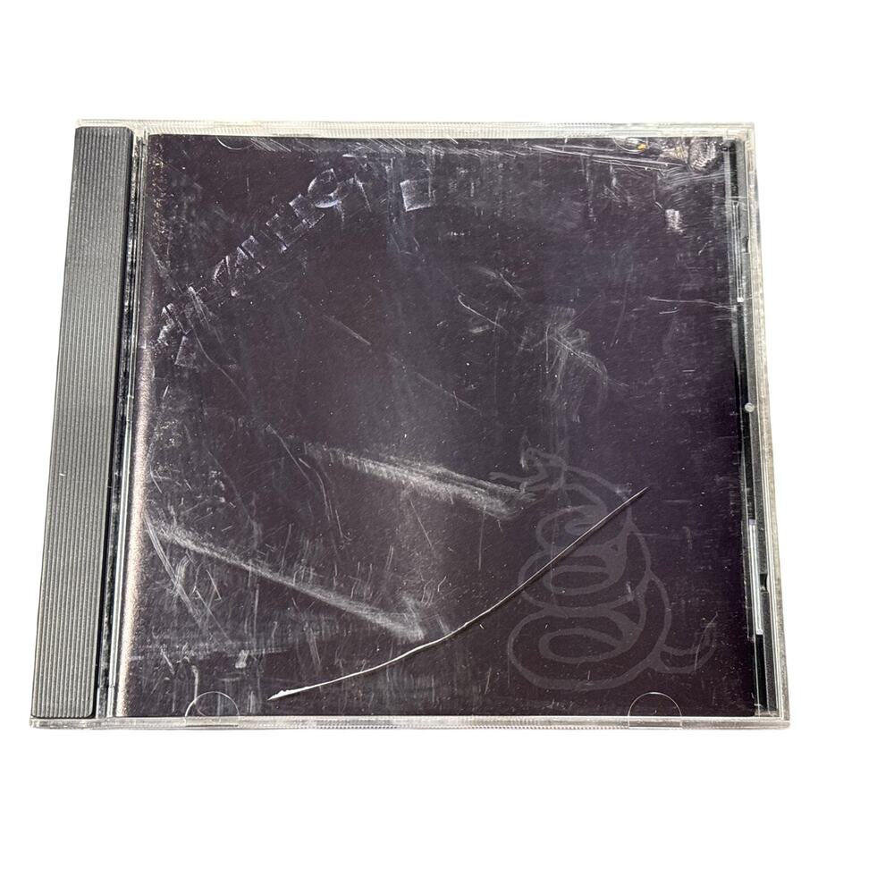 Vtg 1991 Metallica Self Titled Black Album CD Metal Rock Elektra Entertainment